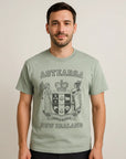 Mens New Zealand T Shirt - NZ Crest