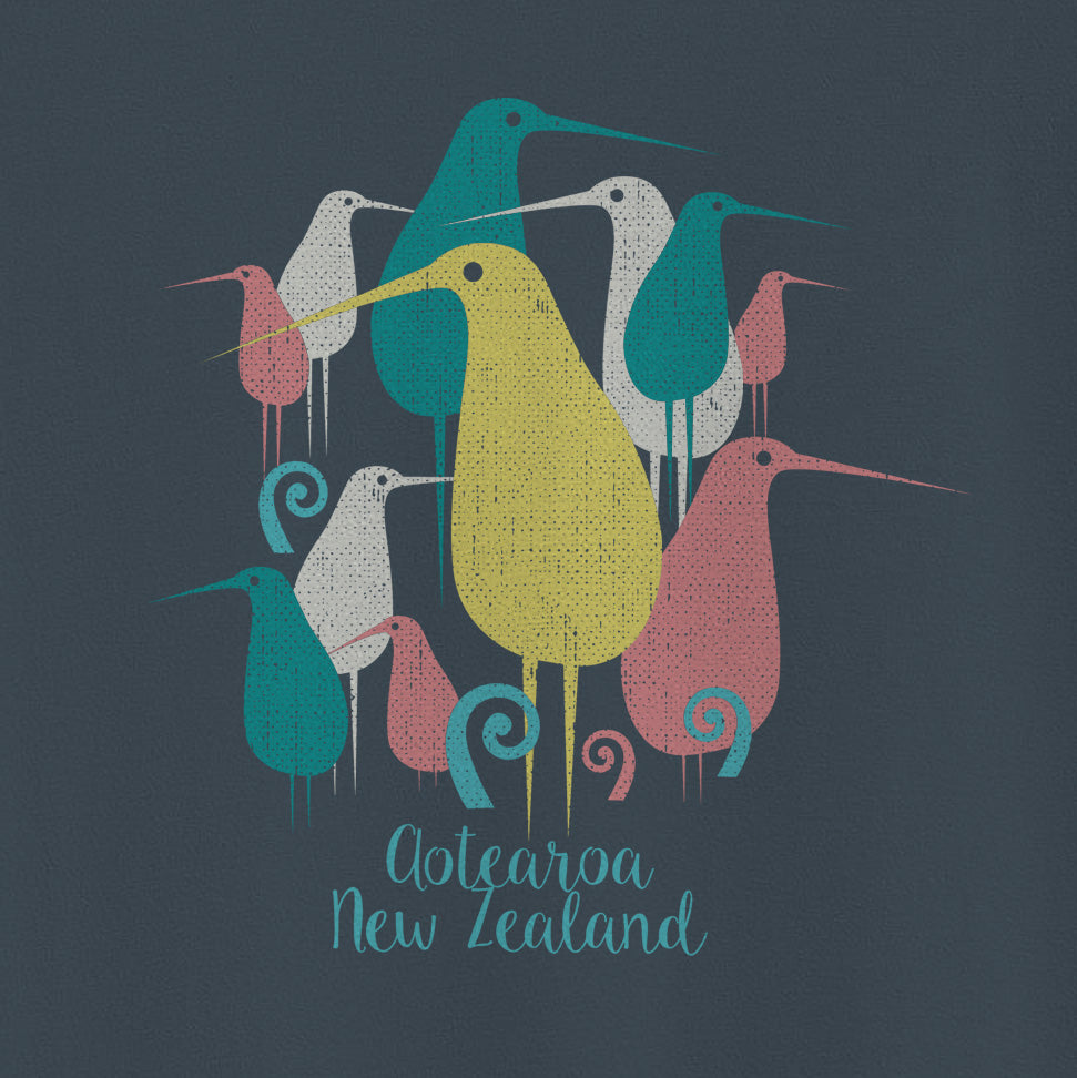 Womens New Zealand T Shirt - Kiwi Crowd
