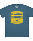 Mens New Zealand T Shirt - Gold Crest
