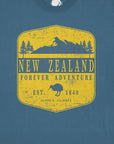 Mens New Zealand T Shirt - Gold Crest