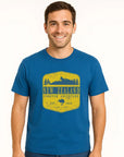 Mens New Zealand T Shirt - Gold Crest