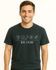 Mens New Zealand T Shirt - New Zealand Icons
