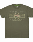 Mens New Zealand T Shirt - Kiwi and Koru