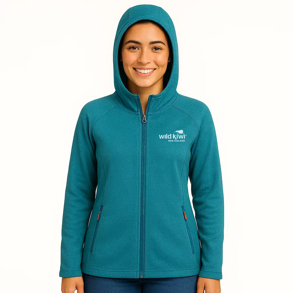 Womens Micro Fleece Hoodie - Wild Kiwi