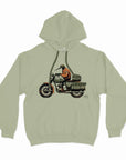 Mens New Zealand Hoodie - Motorbike Kiwi Hoodie
