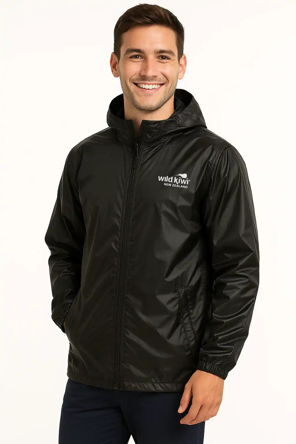 Mens Packable Rain Jacket - Wild Kiwi
