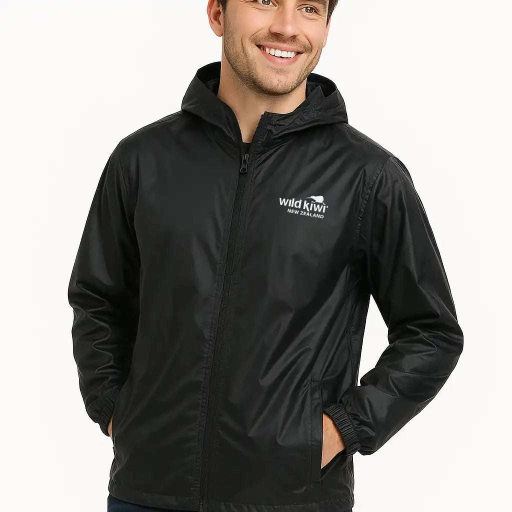 Mens Packable Rain Jacket - Wild Kiwi