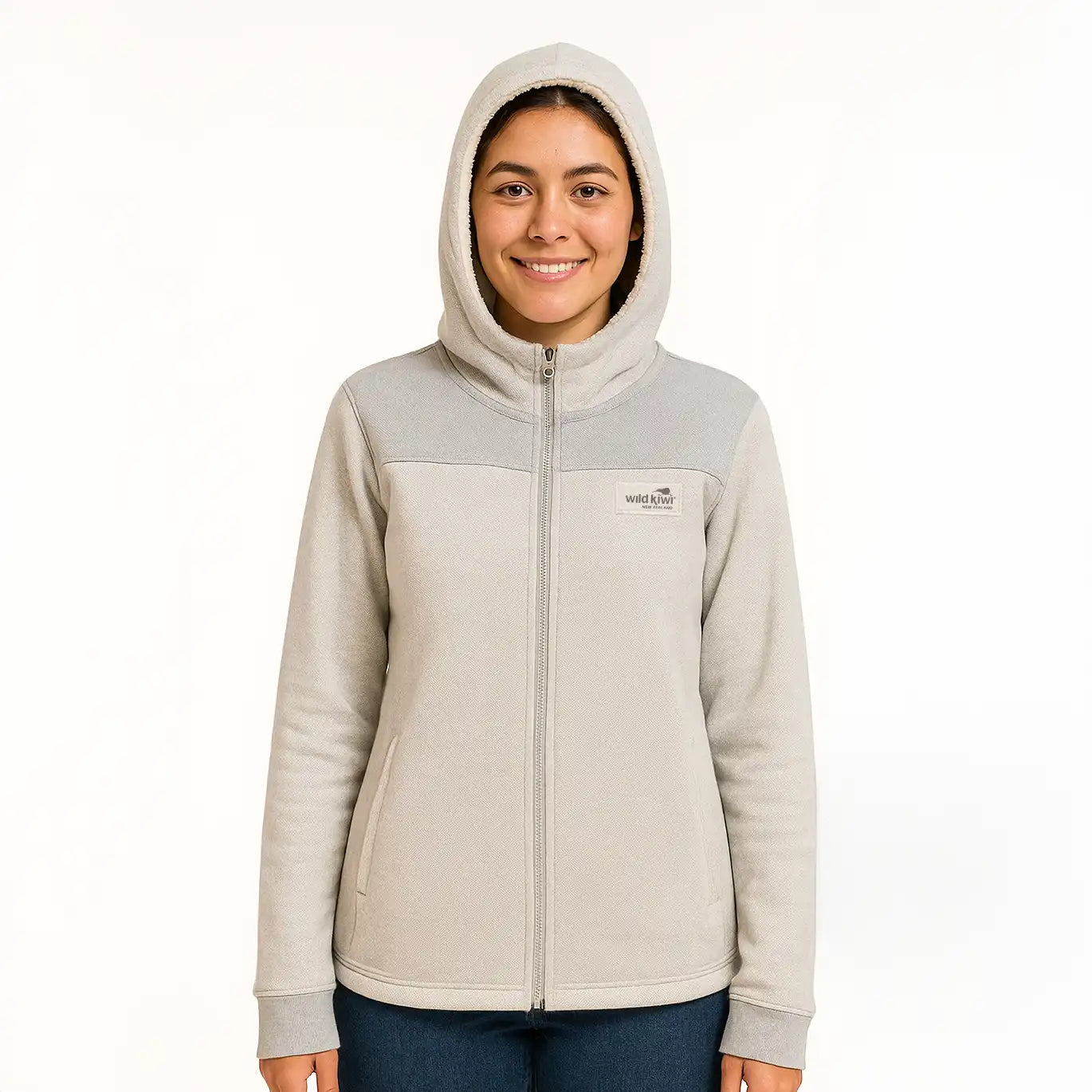 Womens Sherpa Jacket - Wild Kiwi