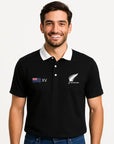 Mens New Zealand Short Sleeve Rugby Jersey