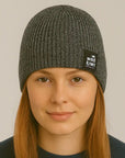 New Zealand Beanie - Black Marl Beanie