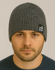 New Zealand Beanie - Black Marl Beanie
