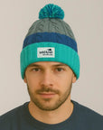 New Zealand Beanie - Turquoise Pompom Beanie
