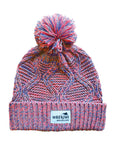 New Zealand Beanie - Coral Pompom Beanie