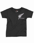 Childrens New Zealand T Shirt - Silver Fern