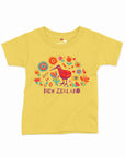Childrens New Zealand T Shirt - Kiwi Flower