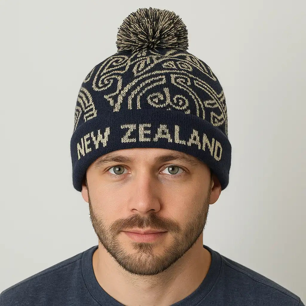 Beanie Reversible with Removable Pom Pom | Wild Kiwi NZ