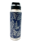 Insulated Drink Bottle with Handle & Straw - Wild Kiwi (Copy)