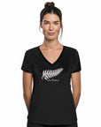 Womens New Zealand T Shirt - Silver Fern