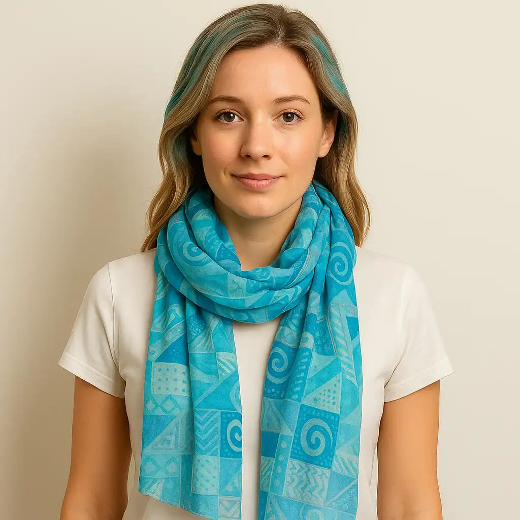 Wild Kiwi Scarf - Koru