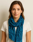 Wild Kiwi Scarf - Kowhaiwhai