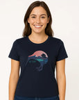 Womens New Zealand T Shirt - Kiwi Mountains