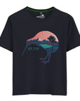 Womens New Zealand T Shirt - Kiwi Mountains