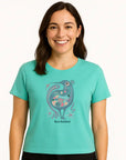 Womens New Zealand T Shirt - Floral Kiwi