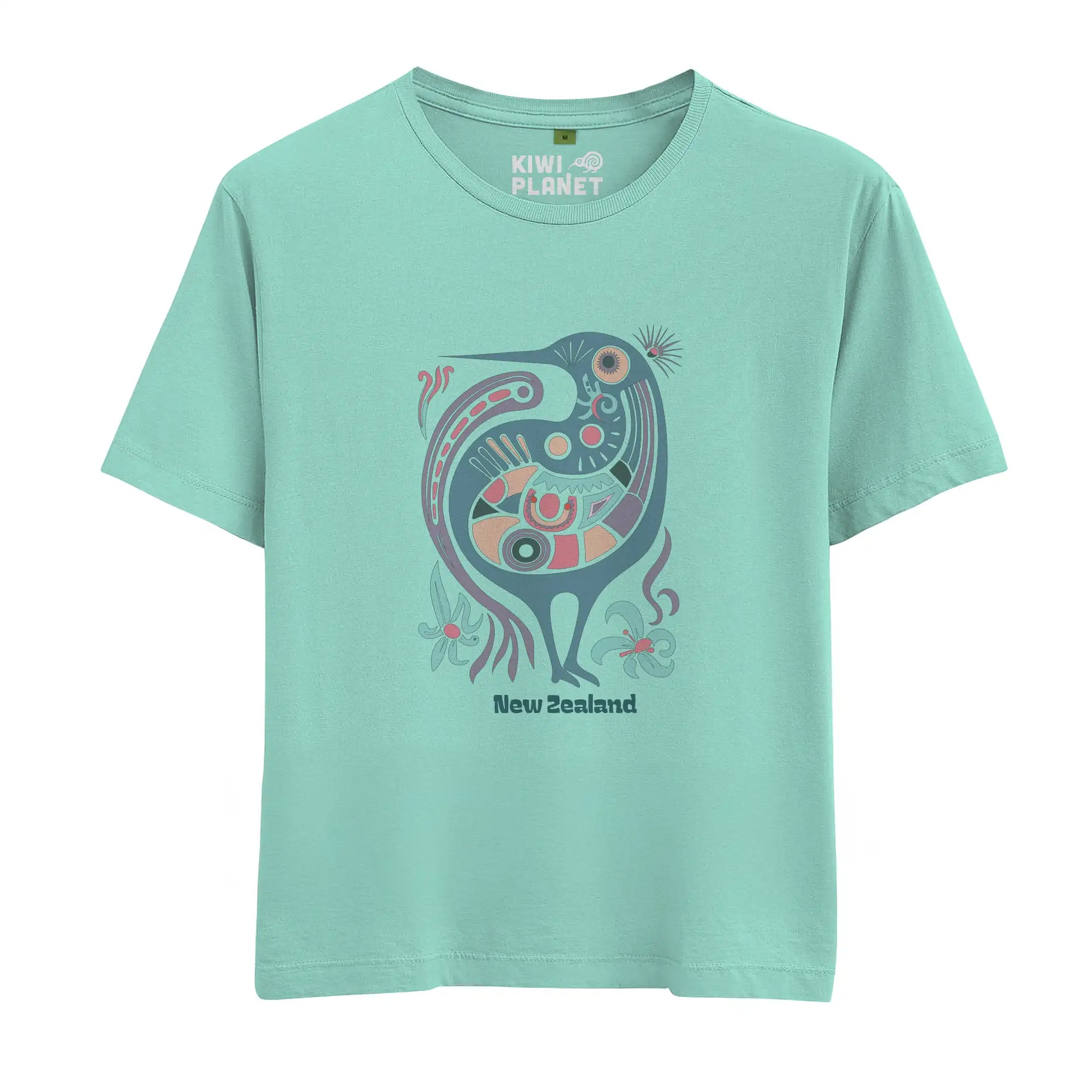 Womens New Zealand T Shirt - Floral Kiwi