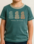 Childrens New Zealand T Shirt - 3 Tikis