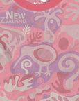 Childrens New Zealand T Shirt - Pink Camo
