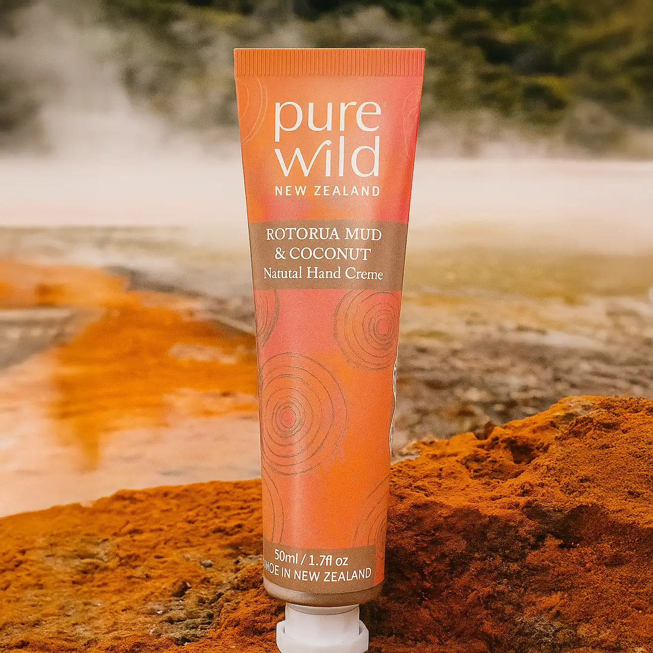 Natural Hand Cream - Rotorua Mud & Coconut