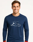 Mens Active Fit Nz T Shirt - Mountains