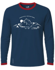 Mens Active Fit Nz T Shirt - Mountains