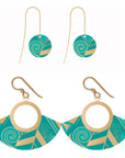 Earring Set plus Ear Studs - Koru