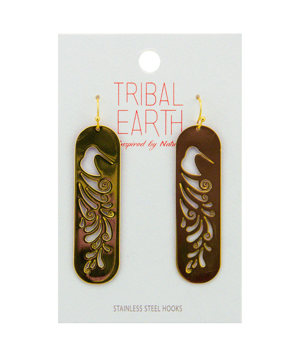 Earring Set - Kiwi Feathers