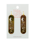 Earring Set - Kiwi Feathers
