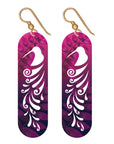 Earring Set - Kiwi Feathers