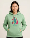 Womens Hoodie - Retro Kiwi
