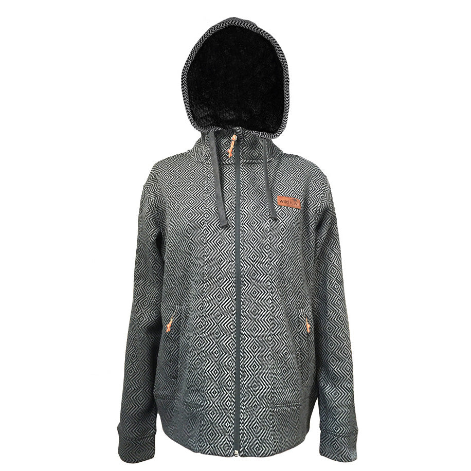 Womens Fleece Hoodie -  Wild Kiwi