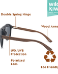 Wood Sunglasses Polarised for Men and Women - Jackpot