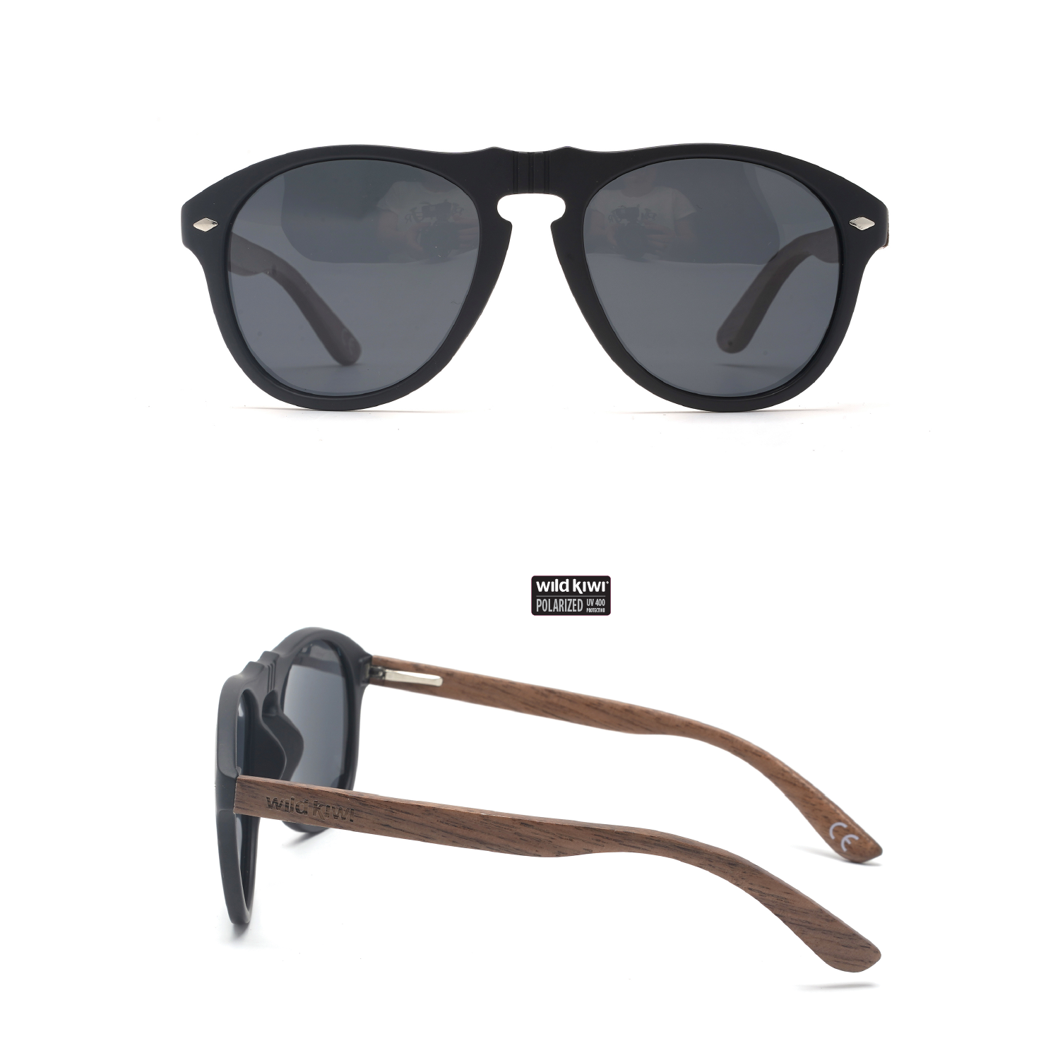 Wood Sunglasses Polarised for Men and Women - Jackpot