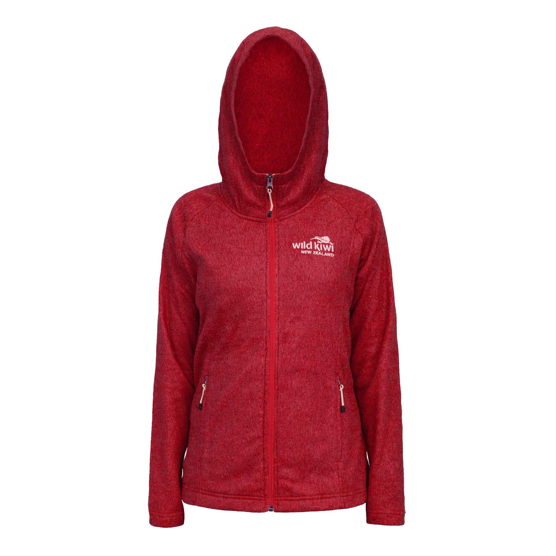 Womens Micro Fleece Hoodie-Wild Kiwi-Lightweight