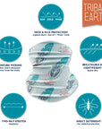 Tribal Earth Multi Scarf provides sun, dust and wind protection