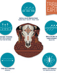 Tribal Earth Multi Scarf provides sun, dust and wind protection