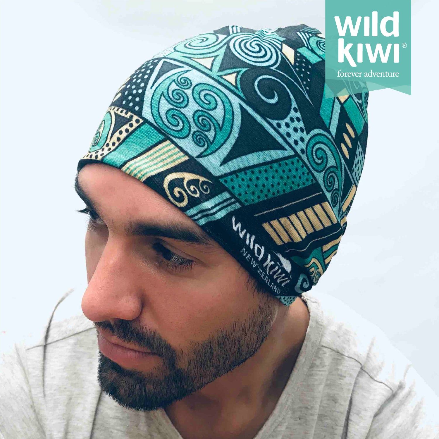 Wild Kiwi Multi Scarf provides sun, dust and wind protection