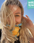 Wild Kiwi Multi Scarf provides sun, dust and wind protection