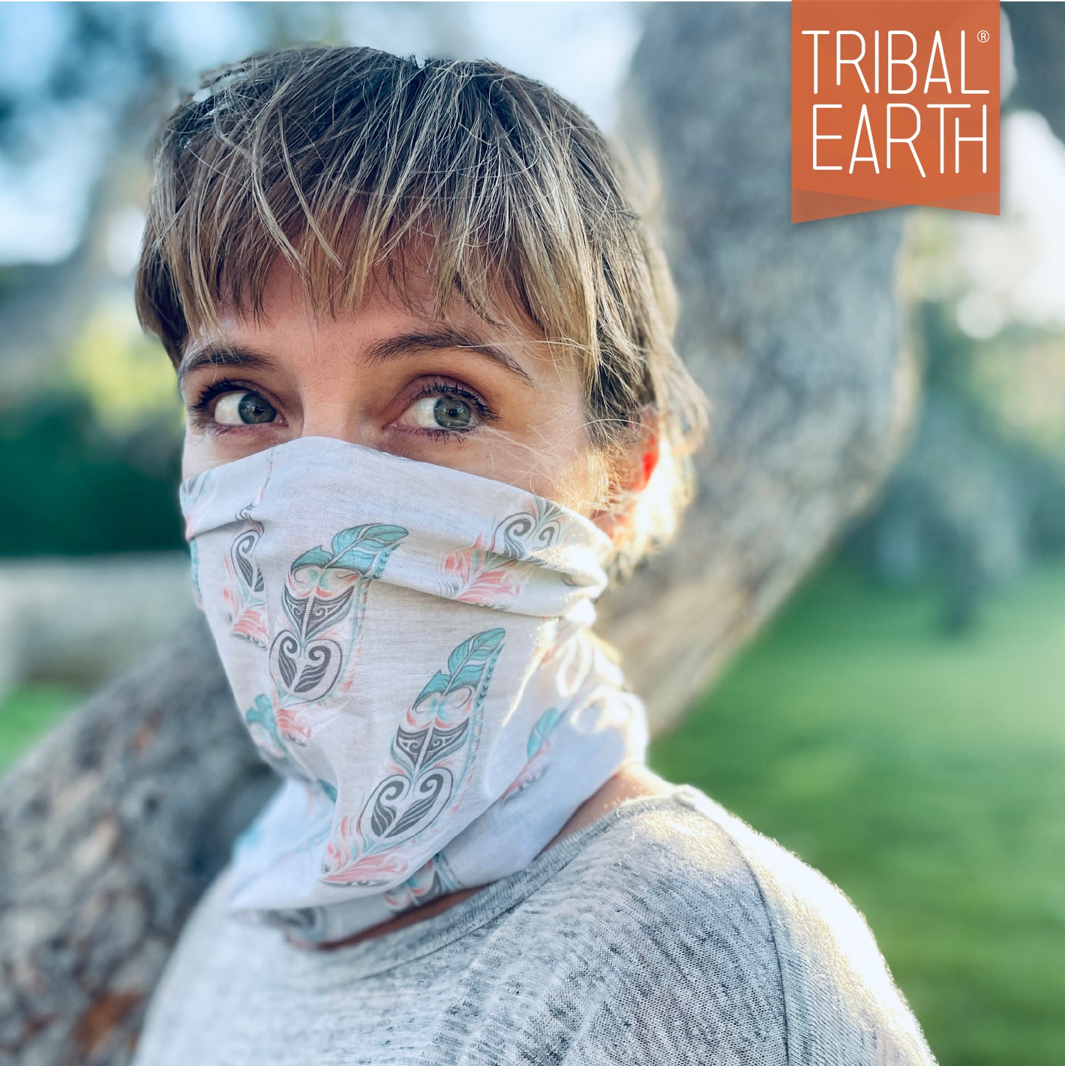 Tribal Earth Multi Scarf provides sun, dust and wind protection