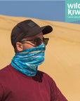 Wild Kiwi Multi Scarf provides sun, dust and wind protection