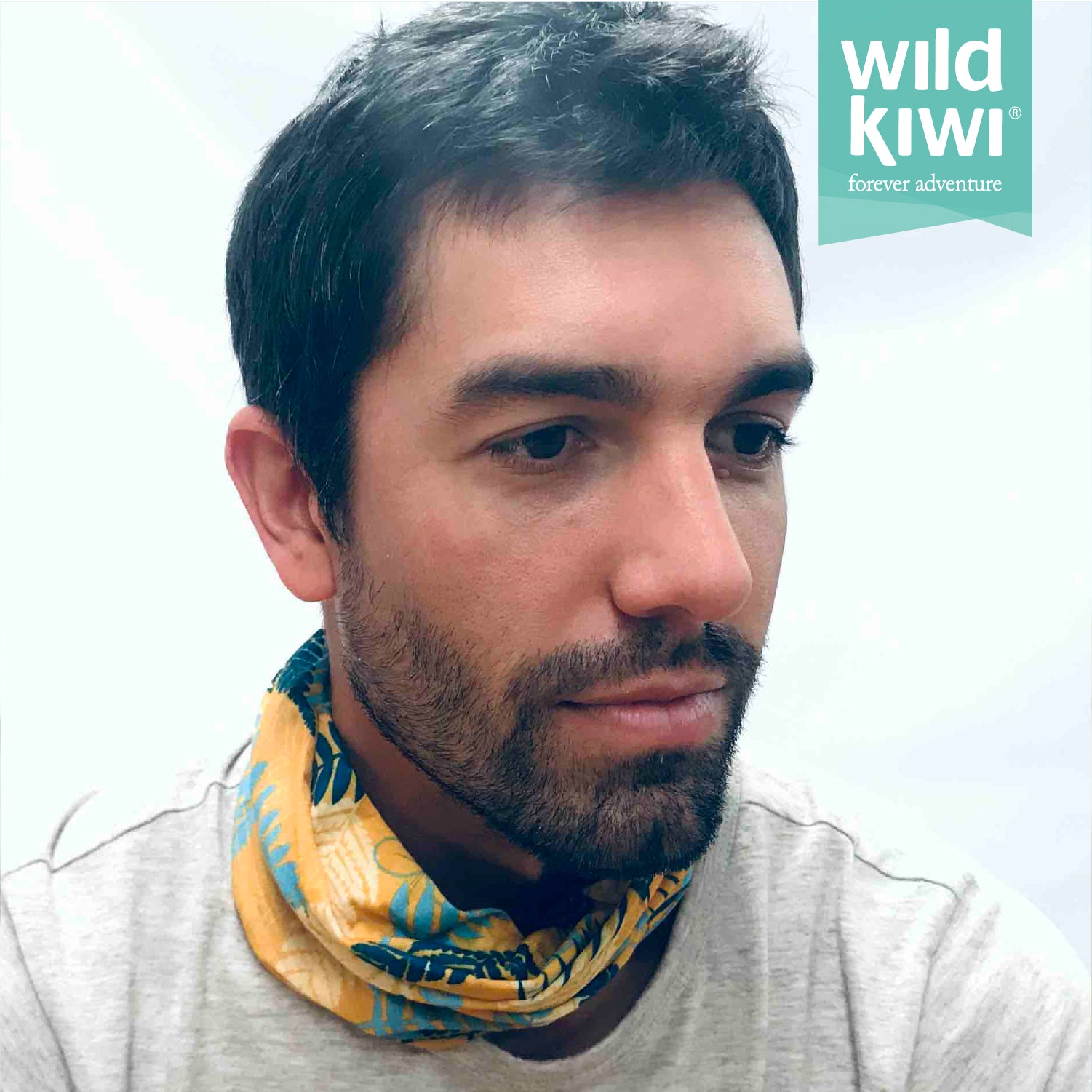 Wild Kiwi Multi Scarf provides sun, dust and wind protection