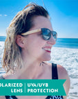 Wild Kiwi Bamboo Polarised Sunglasses for Men and Women